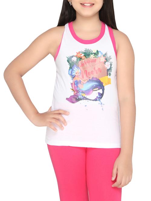 white cotton top - 14389736 - Standard Image - 1