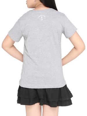 grey cotton blend top - 14389743 - Standard Image - 2