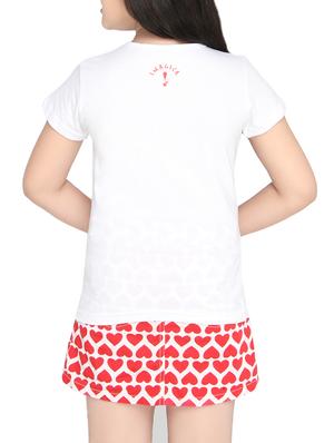 white cotton regular tops & tee - 14389747 - Standard Image - 3