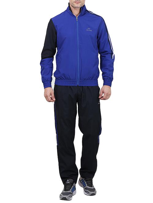 blue polyester full length track suit - 14389786 - Standard Image - 1
