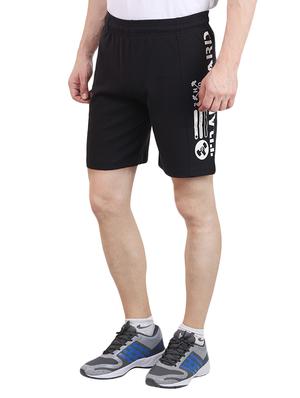 black cotton blend short - 14389823 - Standard Image - 2