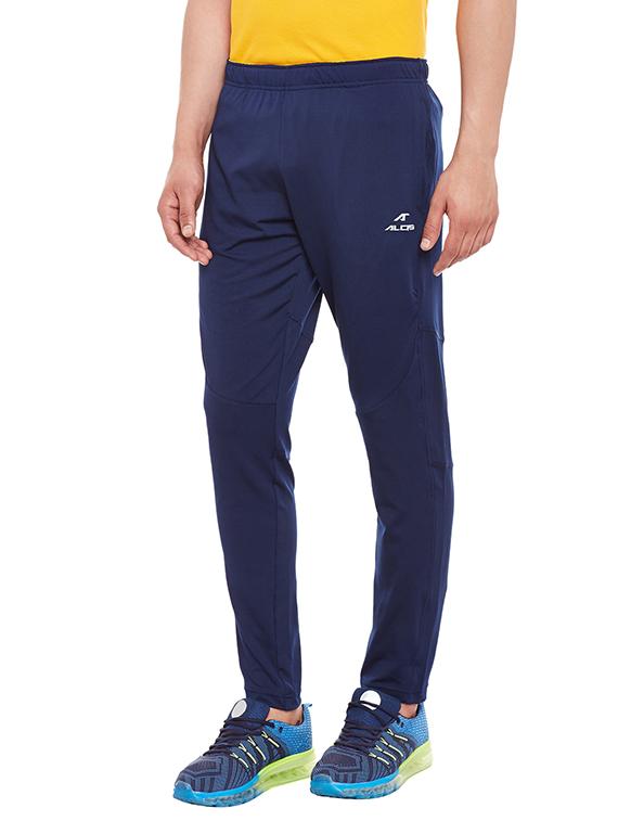 navy blue polyester track pant - 14389855 - Zoom Image - 2