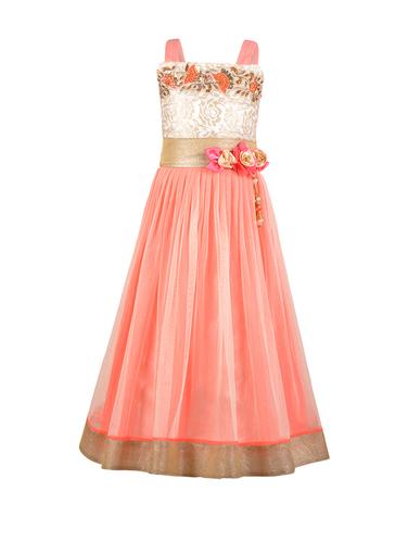 pink net party gown - 14390528 - Very Small Image - 1