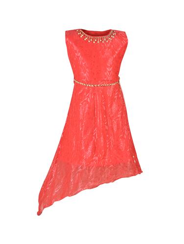 pink net party gown - 14390588 - Very Small Image - 1