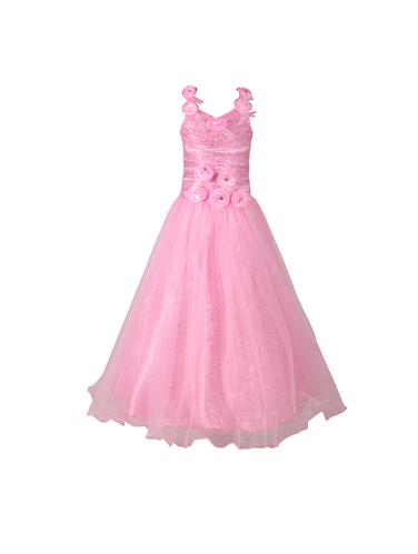 pink net party gown - 14390622 - Very Small Image - 1
