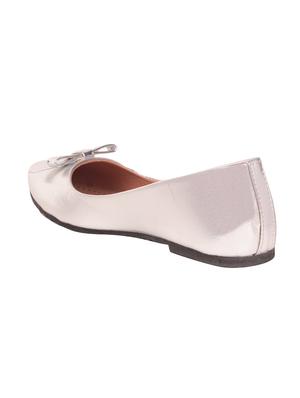 silver slip on ballerina - 14390840 - Standard Image - 3
