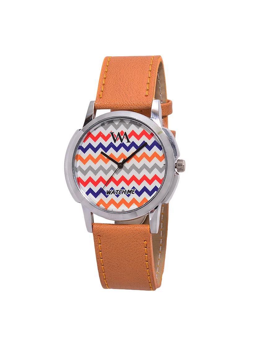 watch me multi dial brown leather strap watch for men and boys wmal-291-l - 14391177 - Zoom Image - 1