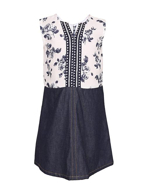 blue cotton frock - 14391347 - Standard Image - 1