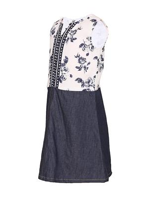 blue cotton frock - 14391347 - Standard Image - 2