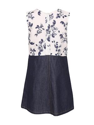 blue cotton frock - 14391347 - Standard Image - 3