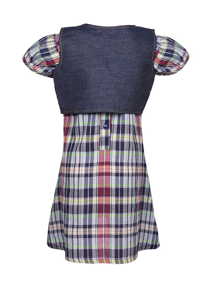 multi colored cotton frock - 14391349 - Zoom Image - 3