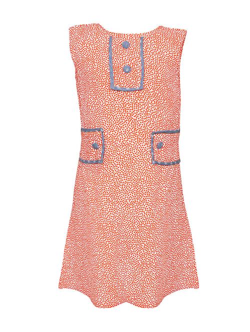 red viscose frock - 14391350 - Standard Image - 1