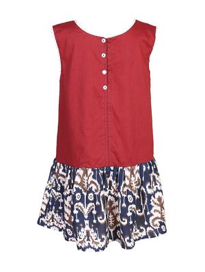 red viscose frock - 14391358 - Standard Image - 3