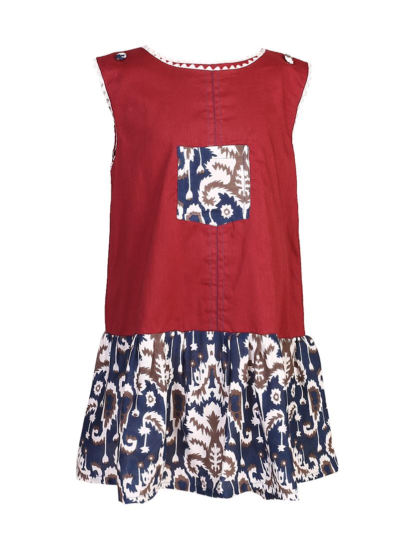 red viscose frock - 14391358 - Zoom Image - 1