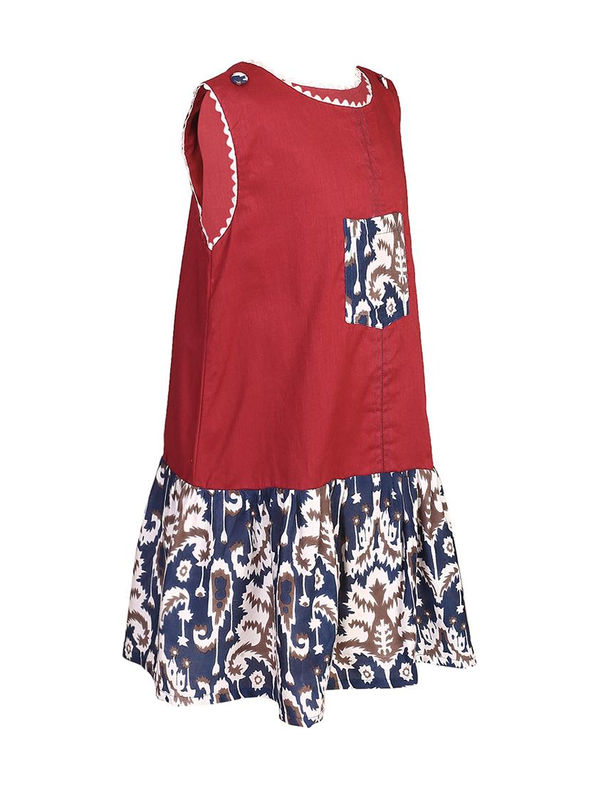 red viscose frock - 14391358 - Zoom Image - 2