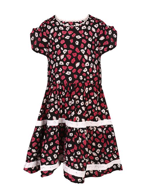 multi colored viscose frock - 14391364 - Standard Image - 1