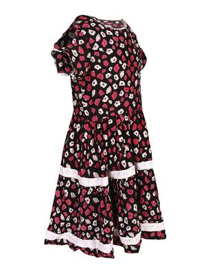multi colored viscose frock - 14391364 - Standard Image - 2