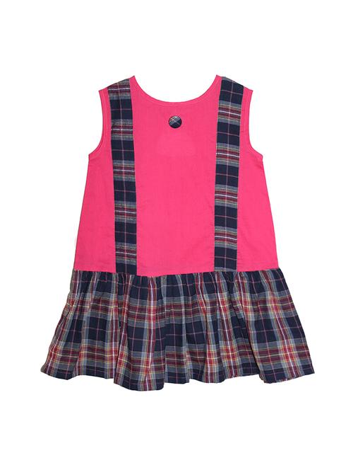pink cotton frock - 14391370 - Standard Image - 1