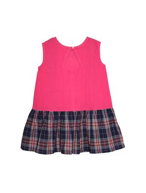 pink cotton frock - 14391370 - Standard Image - 2