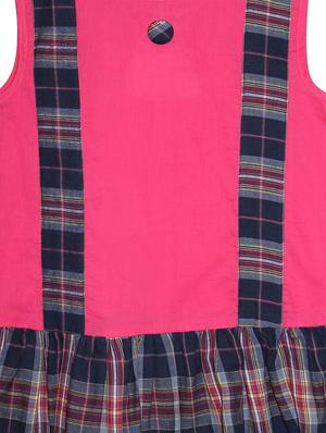 pink cotton frock - 14391370 - Standard Image - 3
