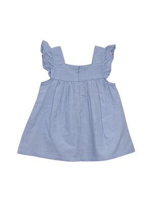 blue cotton frock - 14391373 - Standard Image - 2