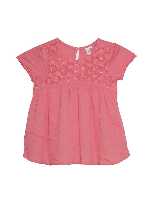 pink rayon frock - 14391378 - Standard Image - 1