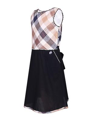 navy blue cotton frock - 14391402 - Standard Image - 2