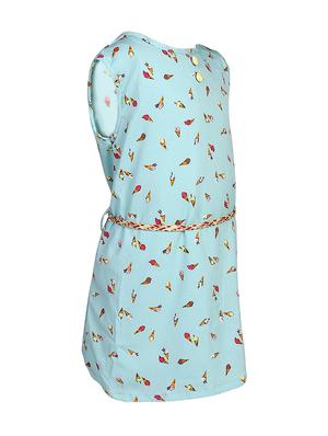 light blue viscose frock - 14391403 - Standard Image - 2