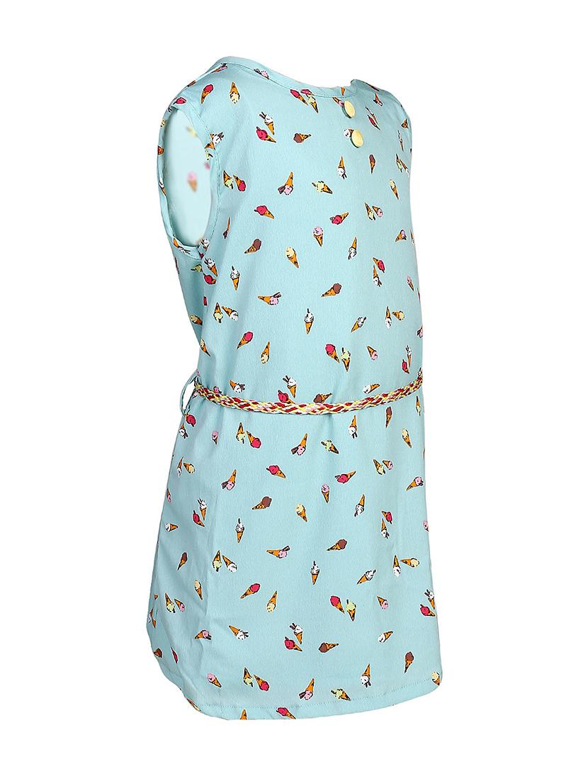 light blue viscose frock - 14391403 - Zoom Image - 2