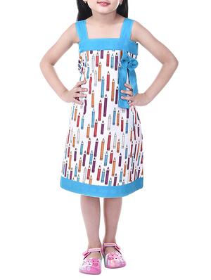 light blue cotton frock - 14391409 - Standard Image - 2