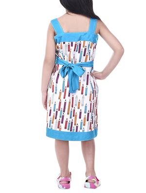 light blue cotton frock - 14391409 - Standard Image - 4