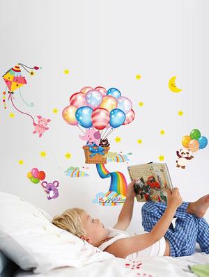 happy balloon design theme wall stickers - 14391434 - Standard Image - 4