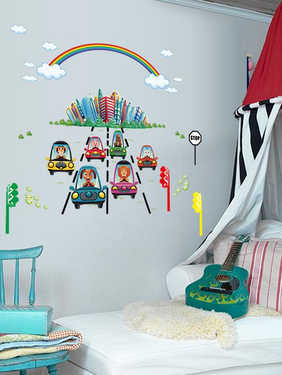 car racing games for kids theme wall stickers - 14391438 - Zoom Image - 3
