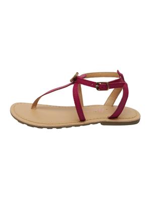solid magenta leather sandal - 14393393 - Standard Image - 2