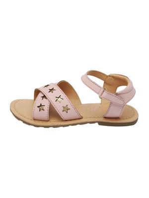 baby pink leather cutwork sandal - 14393395 - Standard Image - 2