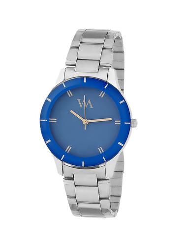 WATCH ME Blue dial Silver Metal Watch for Women and Girls WMAL-147 - 14393464 - Very Small Image - 1