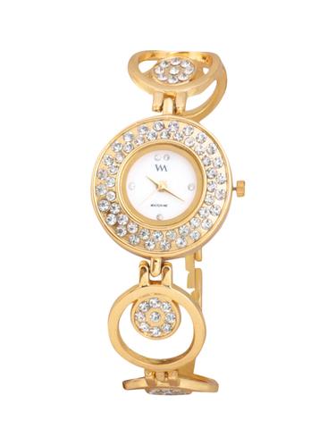 Watch Me White Gold Metal Watch for Women Watch MeAL-115-G - 14393492 - Very Small Image - 1
