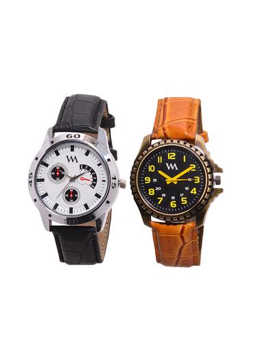 Watch Me Gift Combo Set of Analog Watches for Men and Boys AWC-013-AWC-014 - 14393728 - Very Small Image - 1