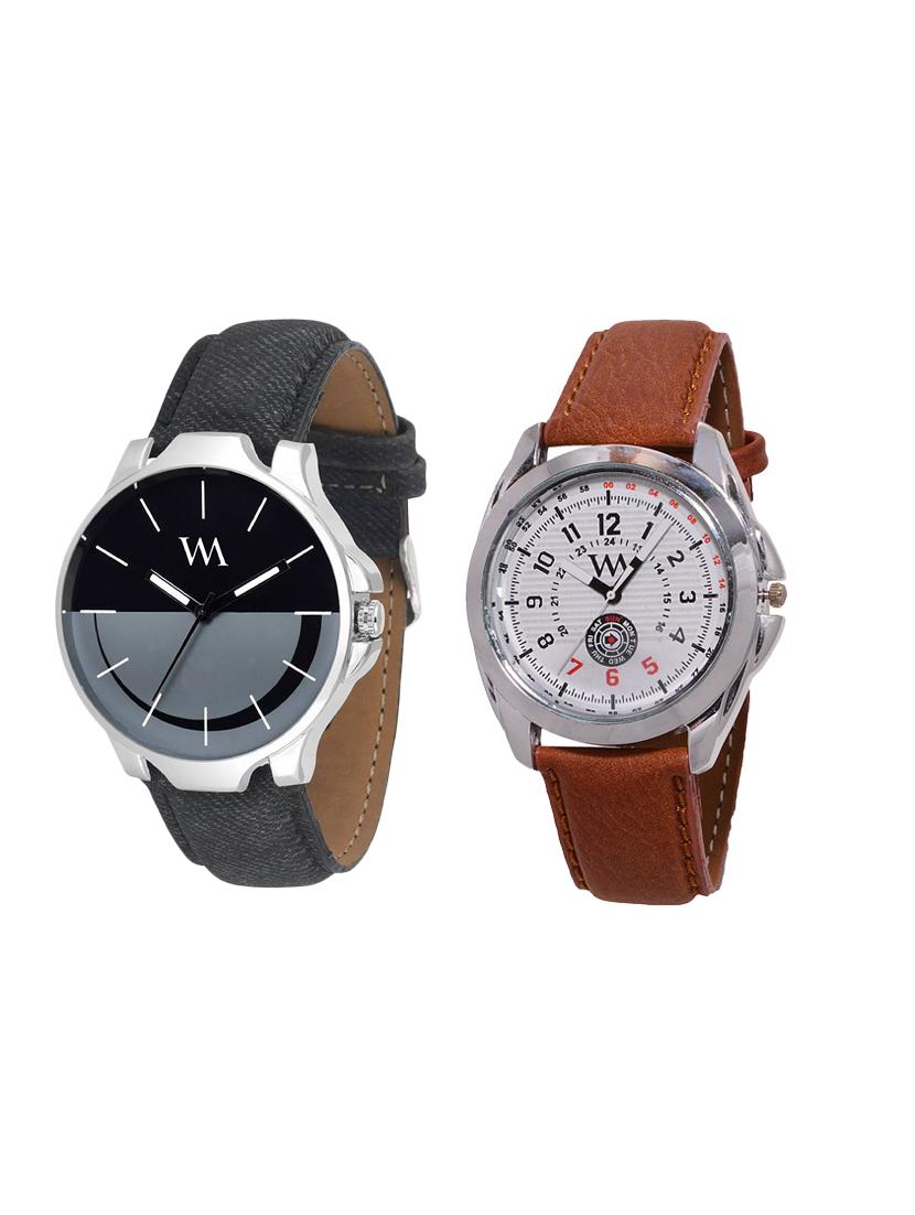 Watch Me Gift Combo Set of Analog Watches for Men and Boys AWC-005-AWC-009 - 14393734 - Zoom Image - 1