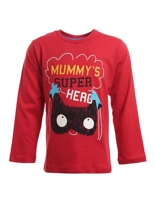 red cotton tshirt - 14393865 - Standard Image - 1