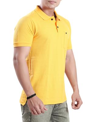 yellow cotton t-shirt - 14393955 - Standard Image - 2