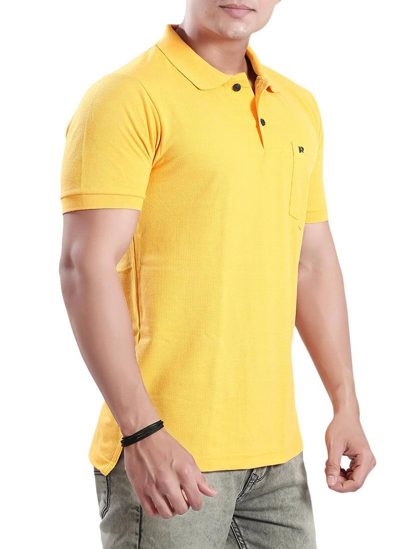 yellow cotton t-shirt - 14393955 - Zoom Image - 2