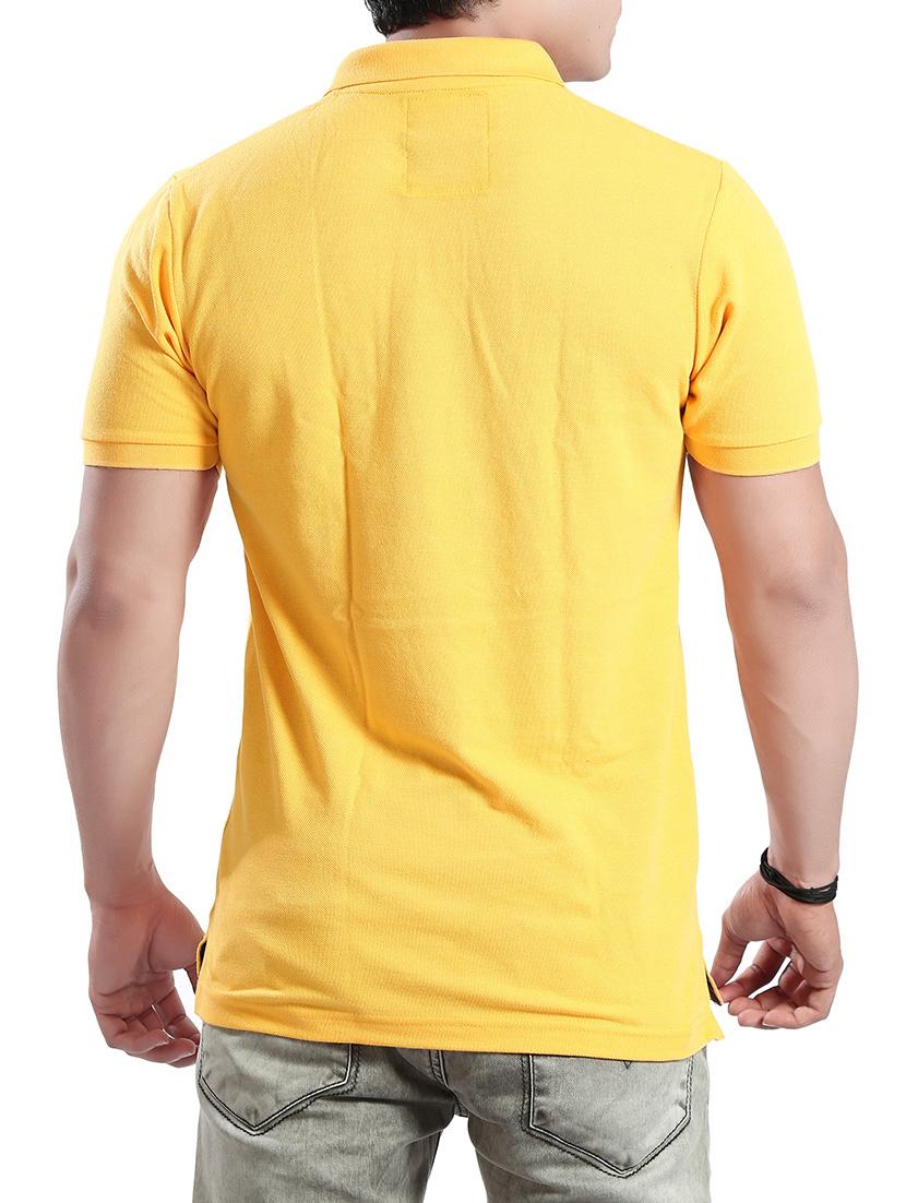 yellow cotton t-shirt - 14393955 - Zoom Image - 3