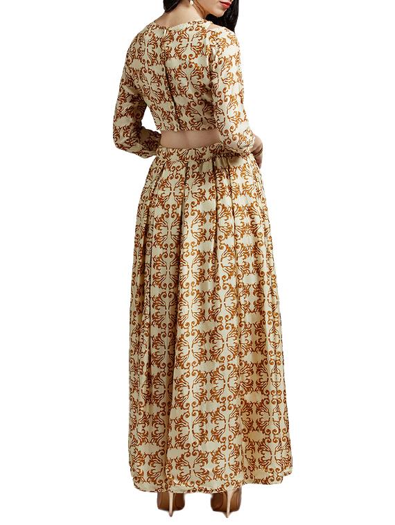 beige skirt top set - 14394134 - Zoom Image - 3