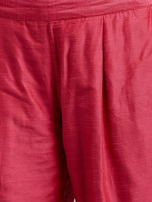 green viscose kurta pant set - 14394135 - Standard Image - 5