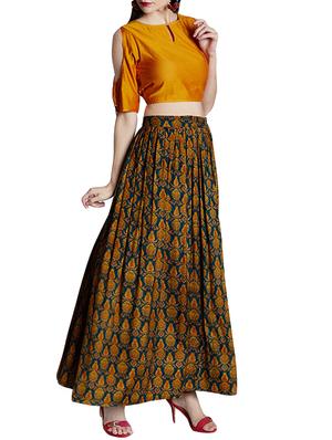 yellow skirt top set - 14394136 - Standard Image - 2