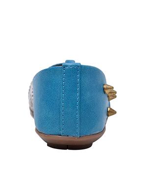blue leatherette flat - 14394289 - Standard Image - 2