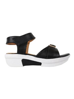 black leatherette heel - 14394295 - Standard Image - 2