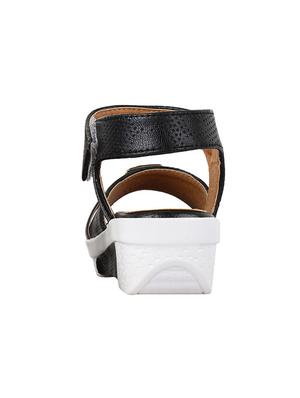 black leatherette heel - 14394295 - Standard Image - 3