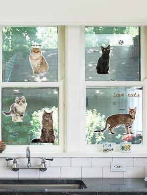 love cats animal theme wall stickers - 14394710 - Standard Image - 3
